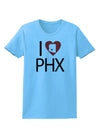 I Heart Phoenix Womens T-Shirt-Womens T-Shirt-TooLoud-Aquatic-Blue-X-Small-Davson Sales