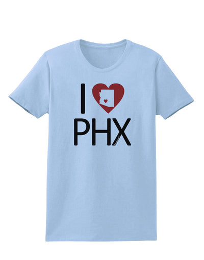 I Heart Phoenix Womens T-Shirt-Womens T-Shirt-TooLoud-Light-Blue-X-Small-Davson Sales