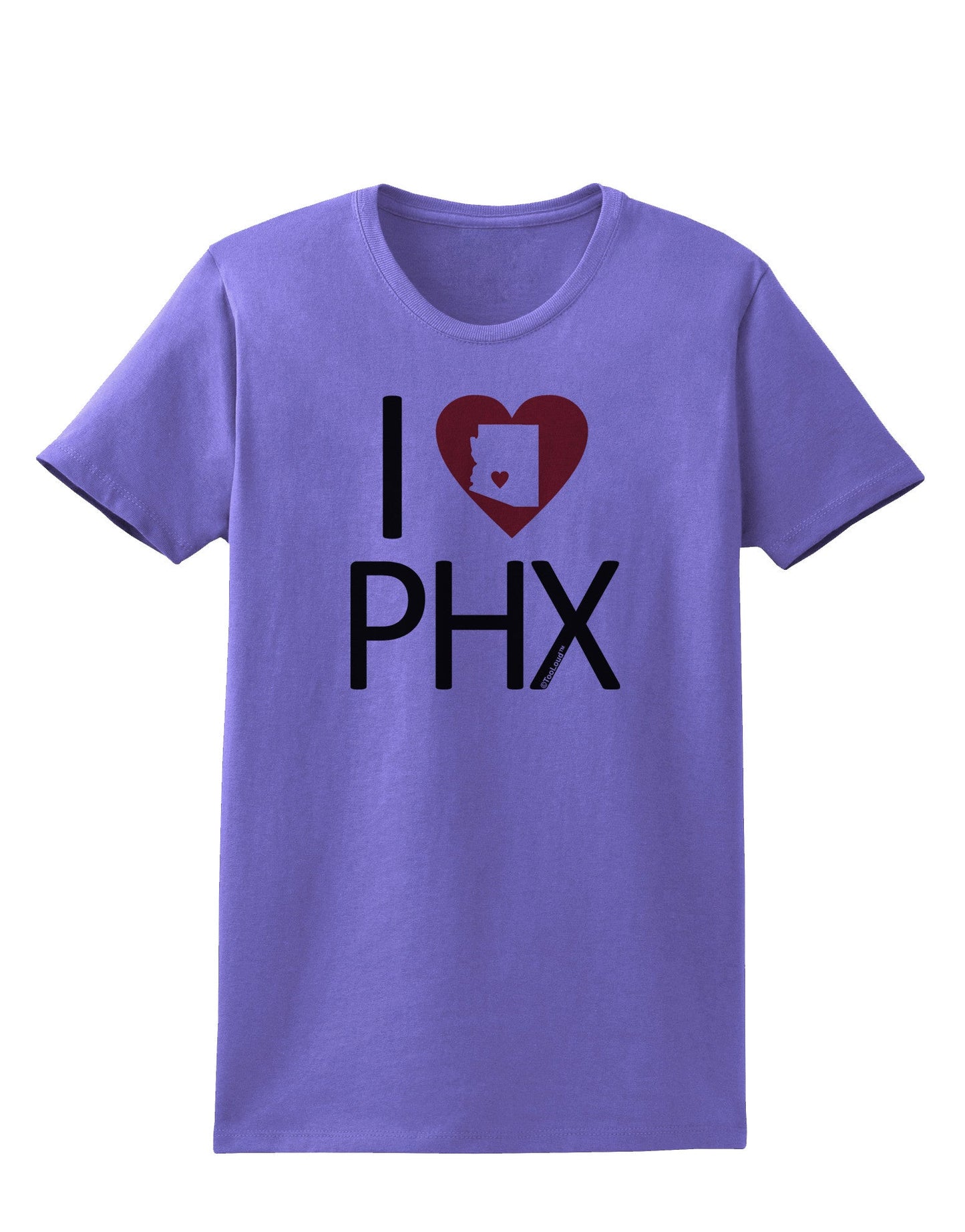 I Heart Phoenix Womens T-Shirt-Womens T-Shirt-TooLoud-Violet-X-Small-Davson Sales