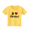 I Heart Pirates Toddler T-Shirt-Toddler T-Shirt-TooLoud-Yellow-2T-Davson Sales