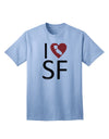 I Heart San Francisco Adult T-Shirt-unisex t-shirt-TooLoud-Light-Blue-Small-Davson Sales