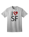 I Heart San Francisco Adult T-Shirt-unisex t-shirt-TooLoud-AshGray-Small-Davson Sales