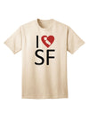 I Heart San Francisco Adult T-Shirt-unisex t-shirt-TooLoud-Natural-Small-Davson Sales