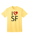 I Heart San Francisco Adult T-Shirt-unisex t-shirt-TooLoud-Yellow-Small-Davson Sales