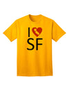 I Heart San Francisco Adult T-Shirt-unisex t-shirt-TooLoud-Gold-Small-Davson Sales