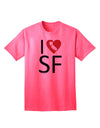 I Heart San Francisco Adult T-Shirt-unisex t-shirt-TooLoud-Neon-Pink-Small-Davson Sales