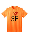 I Heart San Francisco Adult T-Shirt-unisex t-shirt-TooLoud-Neon-Orange-Small-Davson Sales