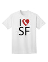 I Heart San Francisco Adult T-Shirt-unisex t-shirt-TooLoud-White-Small-Davson Sales