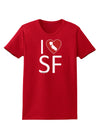 I Heart San Francisco Womens Dark T-Shirt-Womens T-Shirt-TooLoud-Red-X-Small-Davson Sales