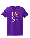 I Heart San Francisco Womens Dark T-Shirt-Womens T-Shirt-TooLoud-Purple-X-Small-Davson Sales