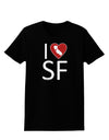 I Heart San Francisco Womens Dark T-Shirt-Womens T-Shirt-TooLoud-Black-X-Small-Davson Sales