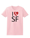 I Heart San Francisco Womens T-Shirt-Womens T-Shirt-TooLoud-PalePink-X-Small-Davson Sales