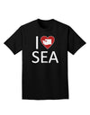 I Heart Seattle Adult Dark T-Shirt-Mens T-Shirt-TooLoud-Black-Small-Davson Sales