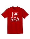 I Heart Seattle Adult Dark T-Shirt-Mens T-Shirt-TooLoud-Red-Small-Davson Sales