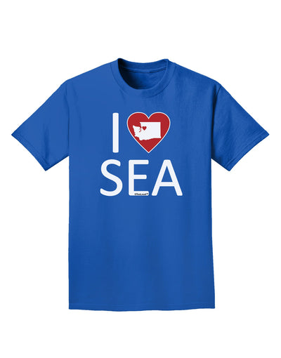 I Heart Seattle Adult Dark T-Shirt-Mens T-Shirt-TooLoud-Royal-Blue-Small-Davson Sales