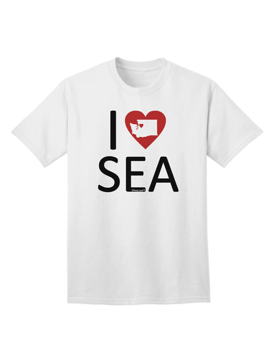 I Heart Seattle Adult T-Shirt-unisex t-shirt-TooLoud-White-Small-Davson Sales