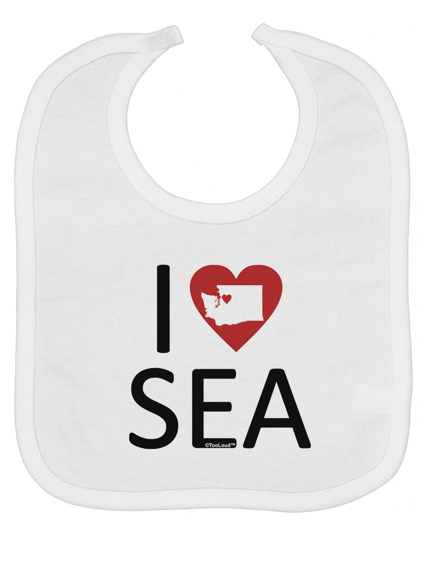 I Heart Seattle Baby Bib