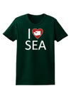 I Heart Seattle Womens Dark T-Shirt-Womens T-Shirt-TooLoud-Forest-Green-Small-Davson Sales