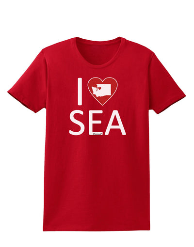 I Heart Seattle Womens Dark T-Shirt-Womens T-Shirt-TooLoud-Red-X-Small-Davson Sales