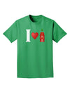 I Heart Sriracha Design Adult Dark T-Shirt by TooLoud-Mens T-Shirt-TooLoud-Kelly-Green-Small-Davson Sales