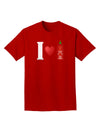 I Heart Sriracha Design Adult Dark T-Shirt by TooLoud-Mens T-Shirt-TooLoud-Red-Small-Davson Sales