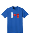 I Heart Sriracha Design Adult Dark T-Shirt by TooLoud-Mens T-Shirt-TooLoud-Royal-Blue-Small-Davson Sales