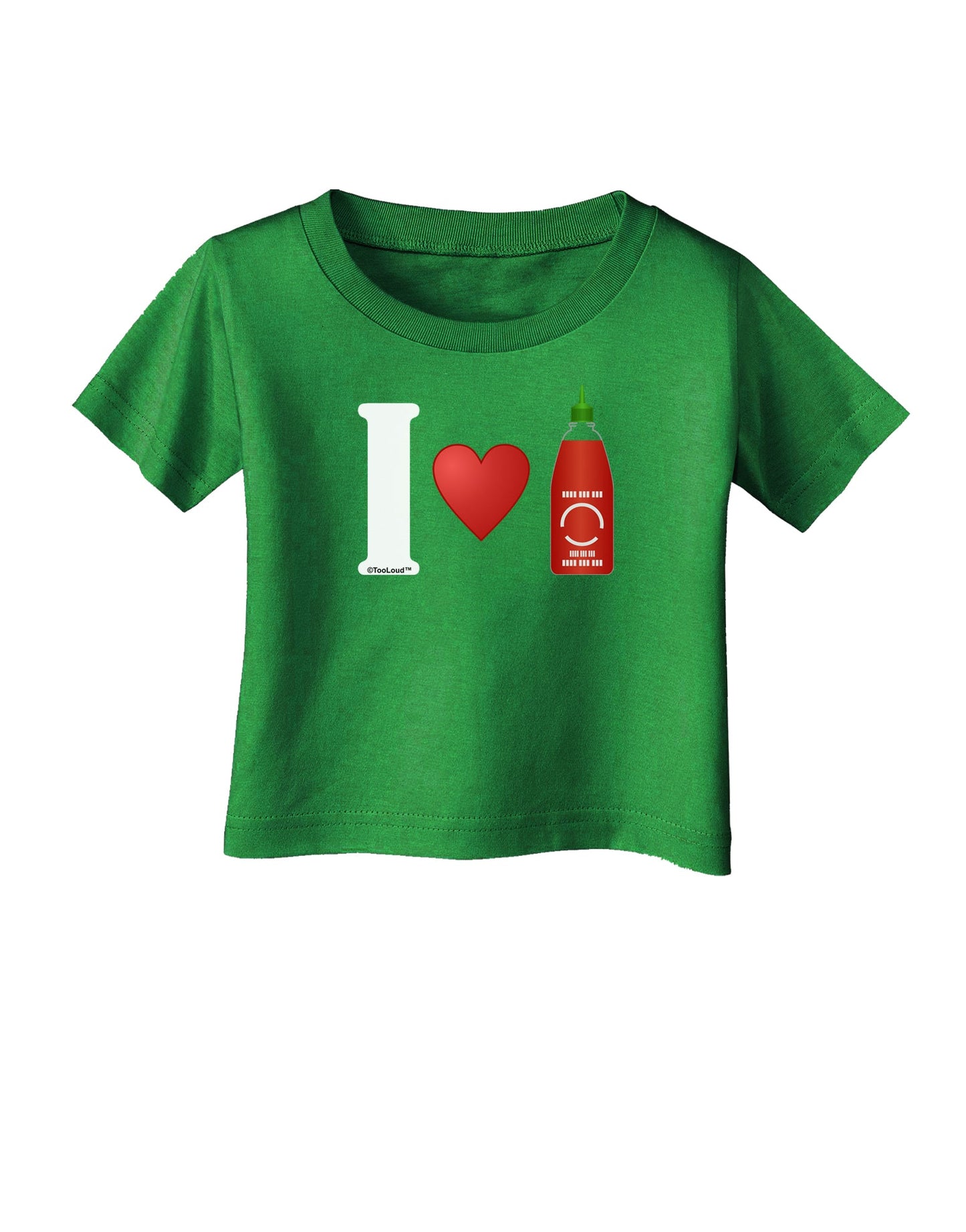 I Heart Sriracha Design Infant T-Shirt Dark by TooLoud-Infant T-Shirt-TooLoud-Royal-Blue-06-Months-Davson Sales