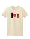 I Heart Sriracha Design Womens T-Shirt by TooLoud-Womens T-Shirt-TooLoud-Natural-X-Small-Davson Sales