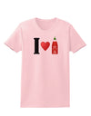 I Heart Sriracha Design Womens T-Shirt by TooLoud-Womens T-Shirt-TooLoud-PalePink-X-Small-Davson Sales