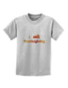 I Heart Thanksgiving Pumpkin Pie Childrens T-Shirt-Childrens T-Shirt-TooLoud-AshGray-X-Small-Davson Sales