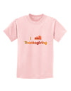 I Heart Thanksgiving Pumpkin Pie Childrens T-Shirt-Childrens T-Shirt-TooLoud-PalePink-X-Small-Davson Sales