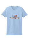 I Heart Thanksgiving Pumpkin Pie Womens T-Shirt-Womens T-Shirt-TooLoud-Light-Blue-X-Small-Davson Sales