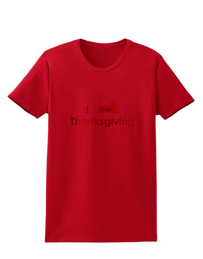 I Heart Thanksgiving Pumpkin Pie Womens T-Shirt-Womens T-Shirt-TooLoud-Red-X-Small-Davson Sales