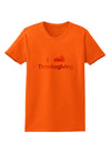 I Heart Thanksgiving Pumpkin Pie Womens T-Shirt-Womens T-Shirt-TooLoud-Orange-X-Small-Davson Sales