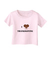 I Heart Thanksgiving Turkey Leg Infant T-Shirt-Infant T-Shirt-TooLoud-Light-Pink-06-Months-Davson Sales