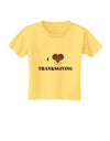 I Heart Thanksgiving Turkey Leg Toddler T-Shirt-Toddler T-Shirt-TooLoud-Daffodil-Yellow-2T-Davson Sales