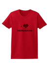 I Heart Thanksgiving Turkey Leg Womens T-Shirt-Womens T-Shirt-TooLoud-Red-X-Small-Davson Sales