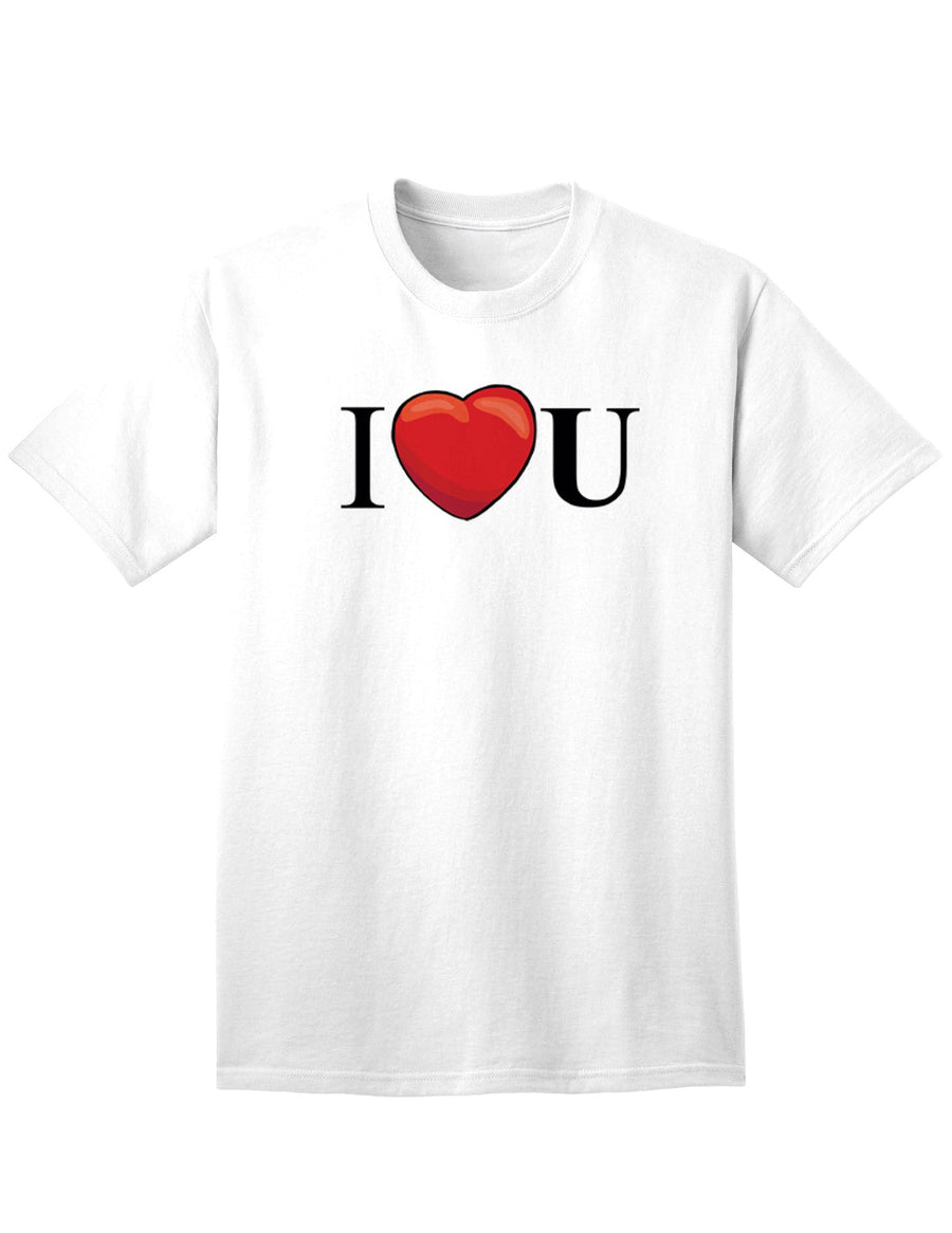 I Heart U Adult Mens and Womens T-Shirt-Womens T-Shirt-TooLoud-White-Small-Davson Sales