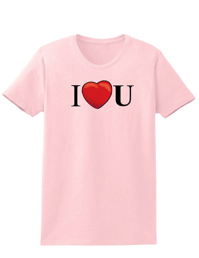 I Heart U Adult Womens T-Shirt-Womens T-Shirt-TooLoud-Pale Pink-Small-Davson Sales