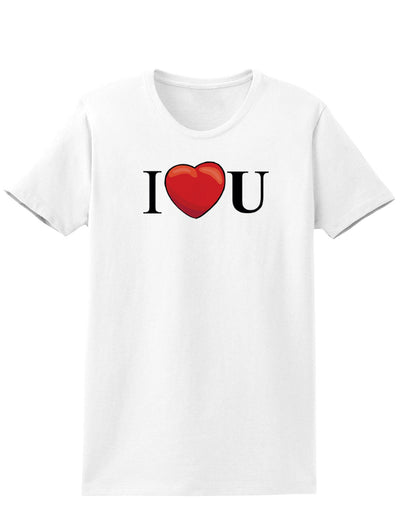 I Heart U Adult Womens T-Shirt-Womens T-Shirt-TooLoud-White-Small-Davson Sales