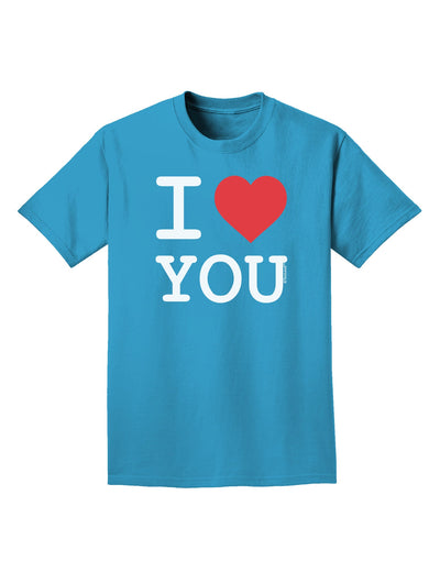 I Heart You Adult Dark T-Shirt-Mens T-Shirt-TooLoud-Turquoise-Small-Davson Sales