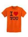 I Heart You Childrens T-Shirt-Childrens T-Shirt-TooLoud-Orange-X-Small-Davson Sales