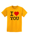 I Heart You Childrens T-Shirt-Childrens T-Shirt-TooLoud-Gold-X-Small-Davson Sales