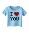 I Heart You Infant T-Shirt-Infant T-Shirt-TooLoud-Aquatic-Blue-06-Months-Davson Sales