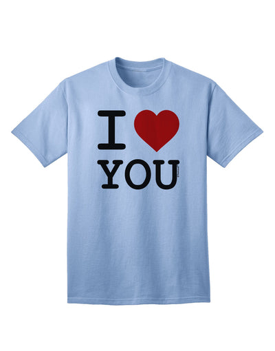 I Heart You Premium Adult T-Shirt - Express Your Affection in Style-Mens T-shirts-TooLoud-Light-Blue-Small-Davson Sales