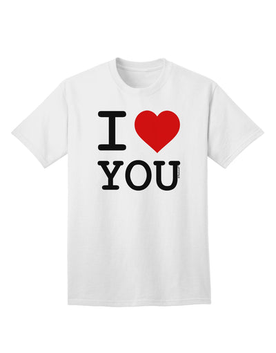 I Heart You Premium Adult T-Shirt - Express Your Affection in Style-Mens T-shirts-TooLoud-White-Small-Davson Sales