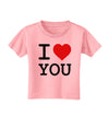 I Heart You Toddler T-Shirt-Toddler T-Shirt-TooLoud-Candy-Pink-2T-Davson Sales