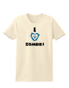 I Heart Zombies - Bio Hazard Heart Blue Womens T-Shirt-Womens T-Shirt-TooLoud-Natural-X-Small-Davson Sales