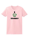 I Heart Zombies - Bio Hazard Heart Green Womens T-Shirt-Womens T-Shirt-TooLoud-PalePink-X-Small-Davson Sales