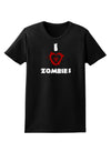 I Heart Zombies - Bio Hazard Heart Womens Dark T-Shirt-Womens T-Shirt-TooLoud-Black-X-Small-Davson Sales